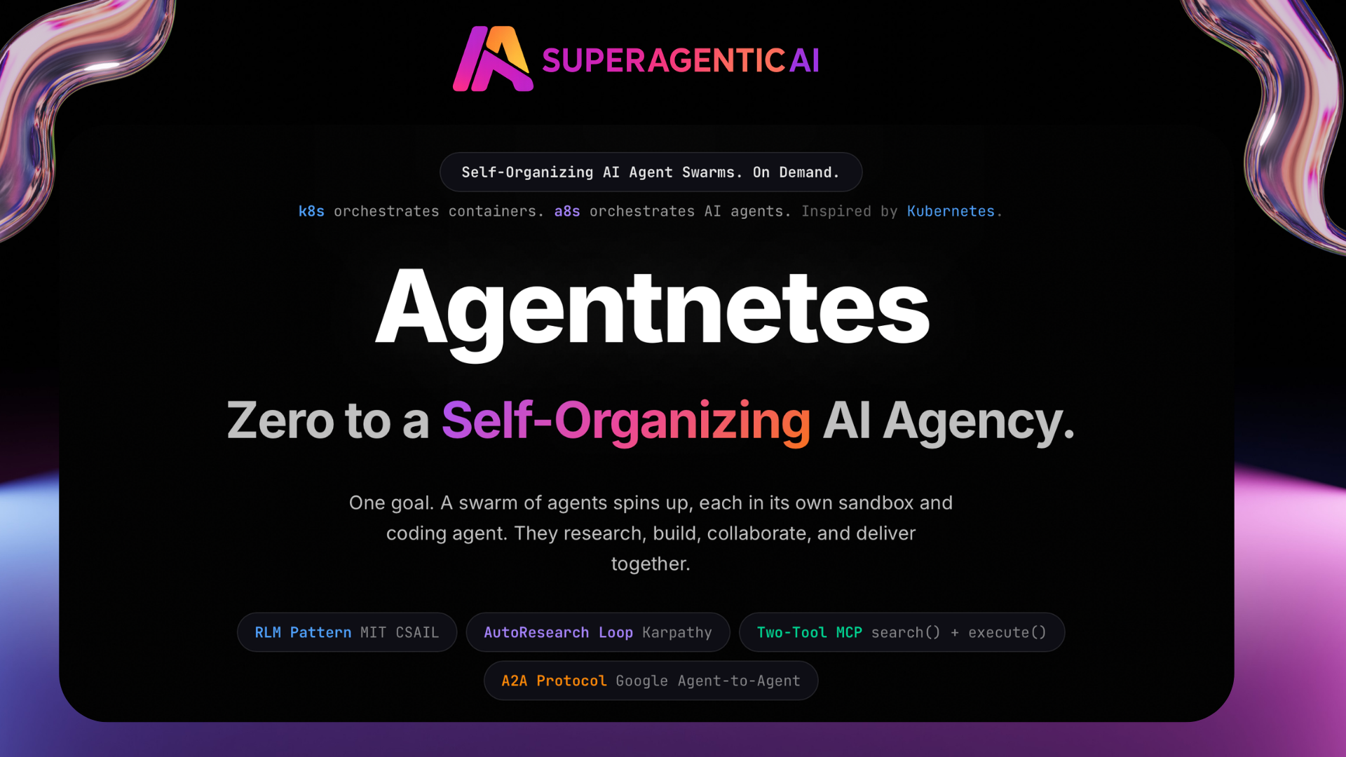 Agentnetes announcement