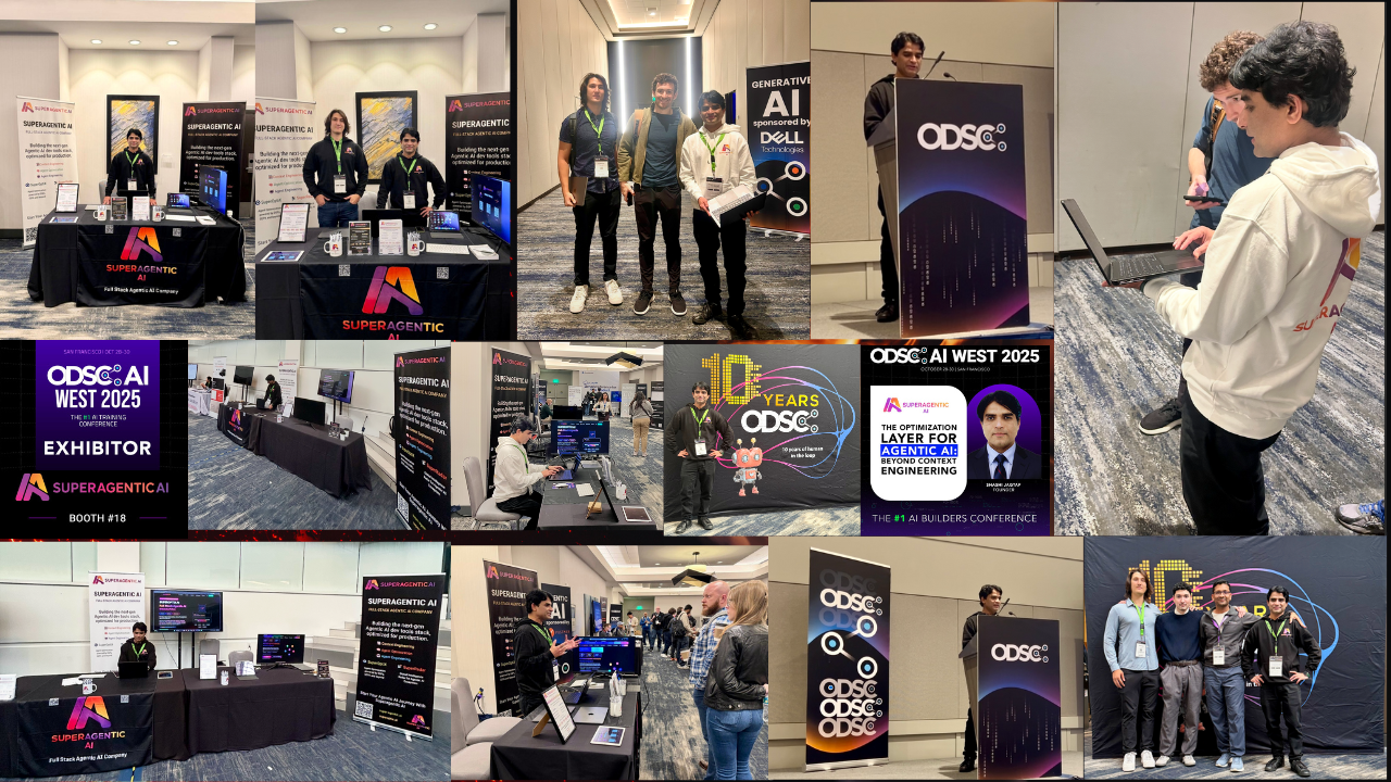 Superagentic AI Showcased Full-Stack Agentic Optimization at ODSC AI San Francisco