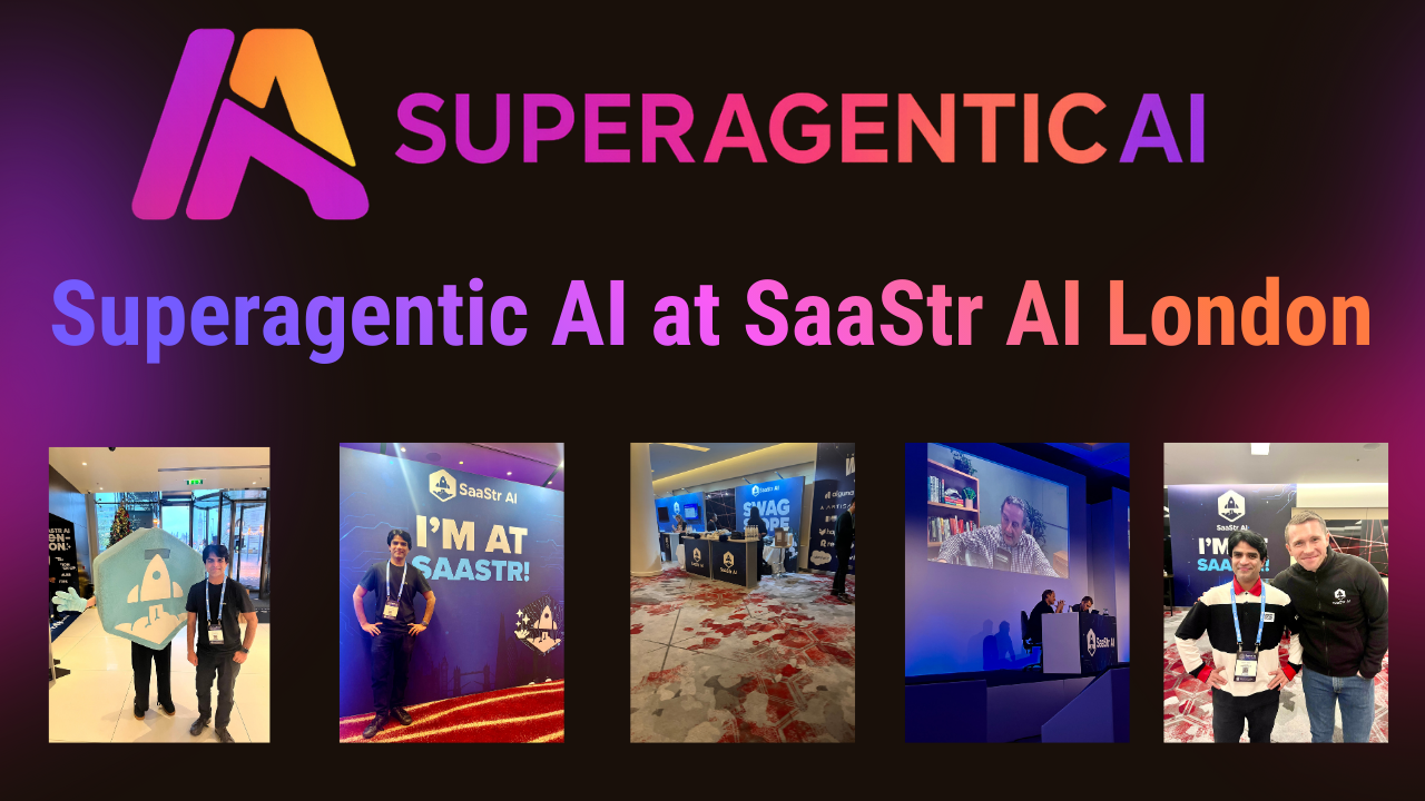 Superagentic AI at SaaStr AI London: Connecting with B2B leaders, Founders and Investors