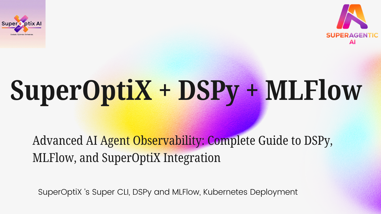 Advanced AI Agent Observability with DSPy, MLFlow, and SuperOptiX