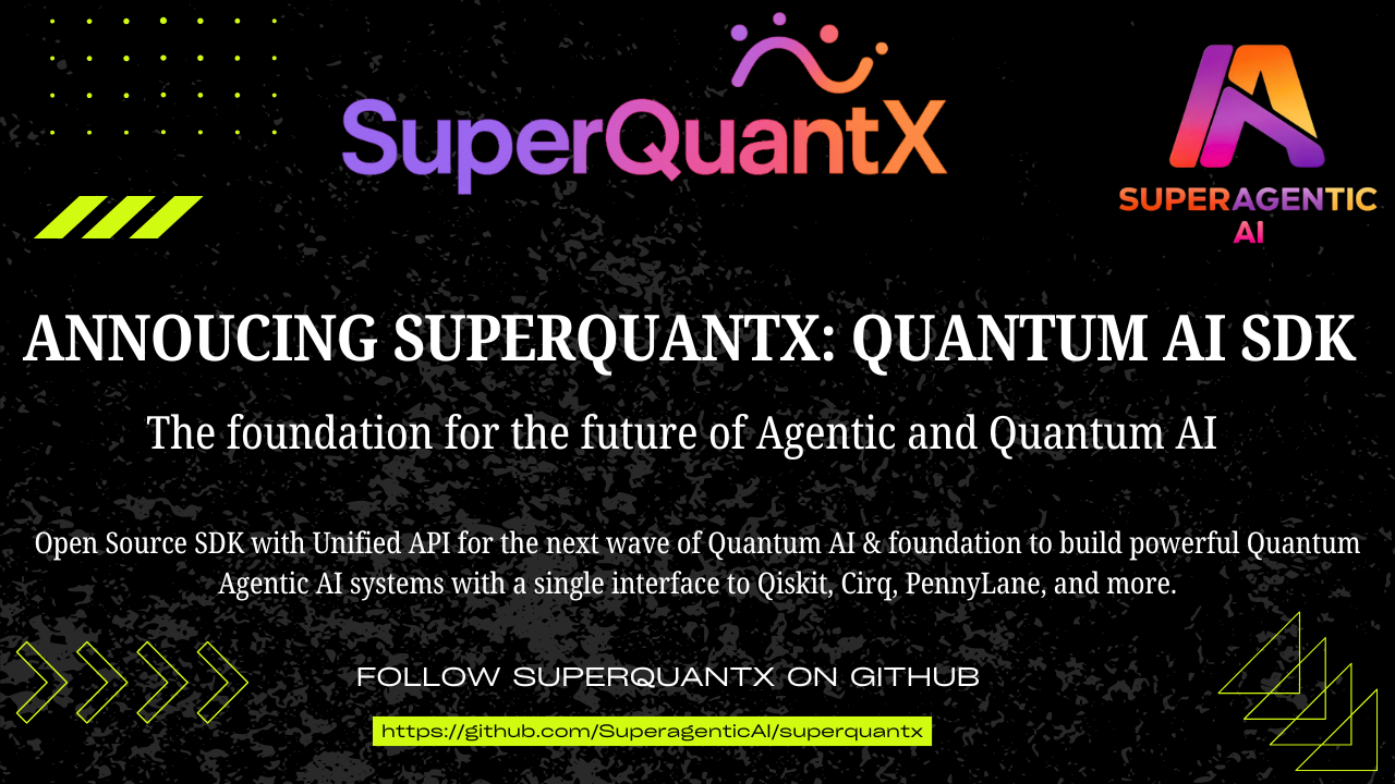 Introducing SuperQuantX: The Foundation for Quantum + Agentic AI